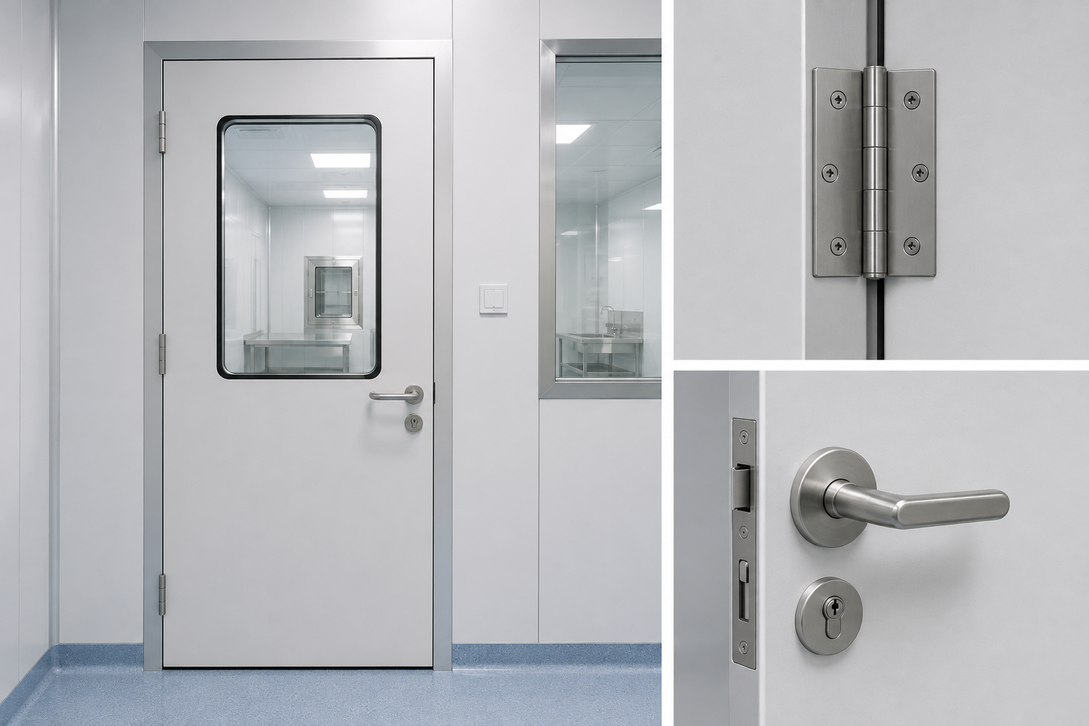 Cleanroom Doors & Vision Panels
